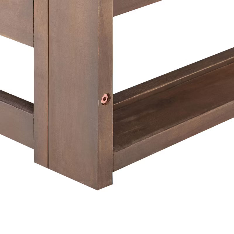 Havesofa Timor 184x75 cm Mørkebrun Akacietræ