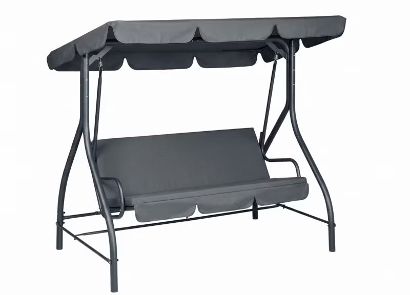 Havesofa Tokio 194x120x167 cm Antracitgrå