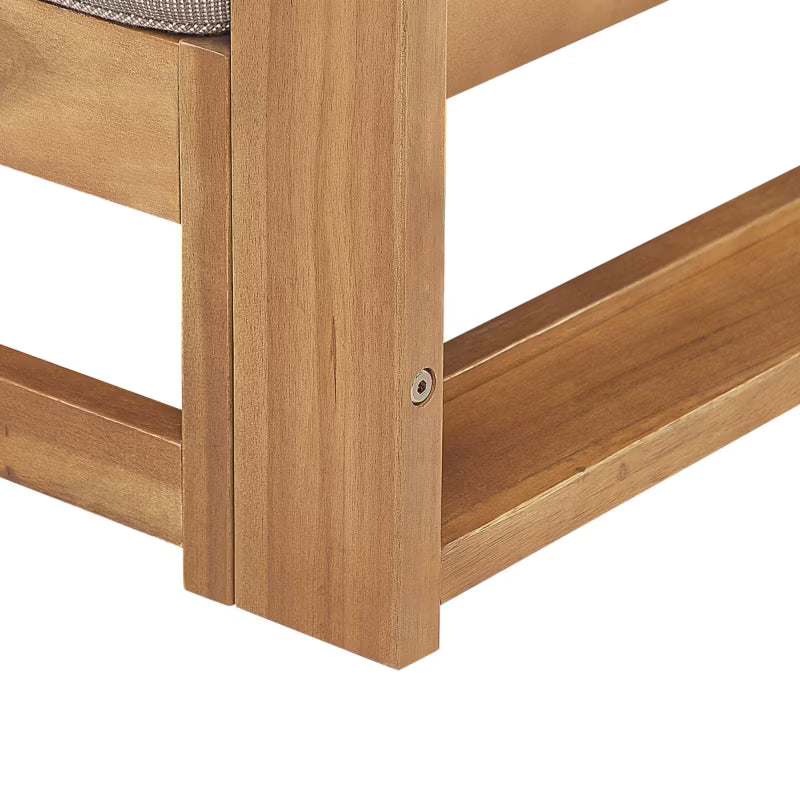Havesofa Trani 2-Personers 150x75 cm Lyst Træ