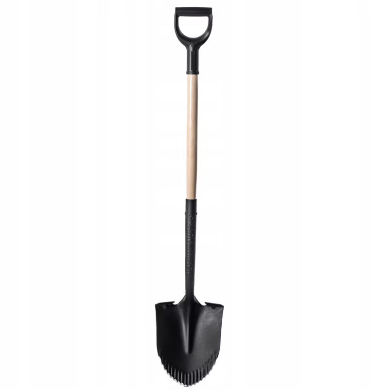 Havespade 130 cm Stål med Tænder