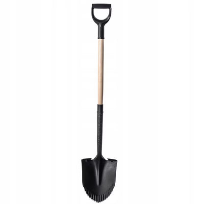 Havespade 130 cm Stål med Tænder