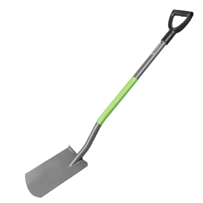 Havespade Lige 120 cm Sort og Grøn Metal