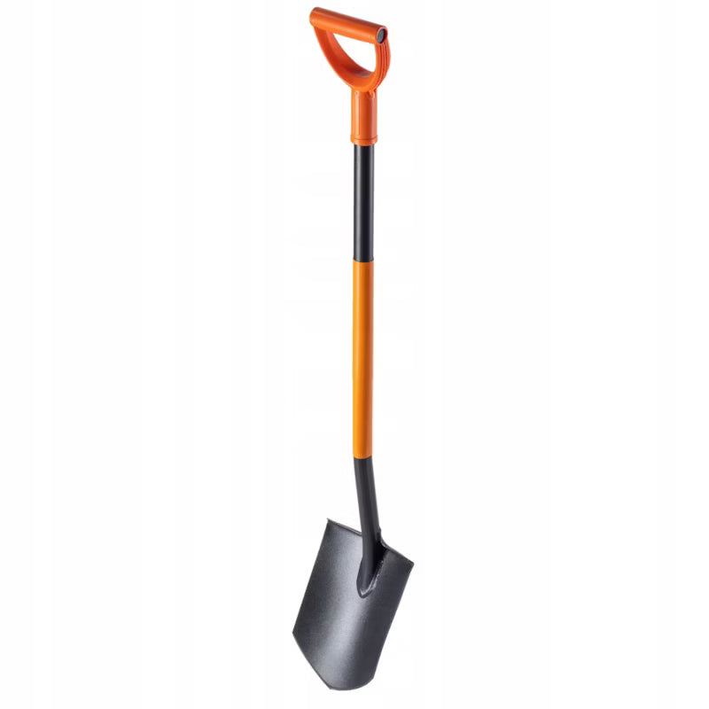 Havespade Spids 125 cm Stål Sort