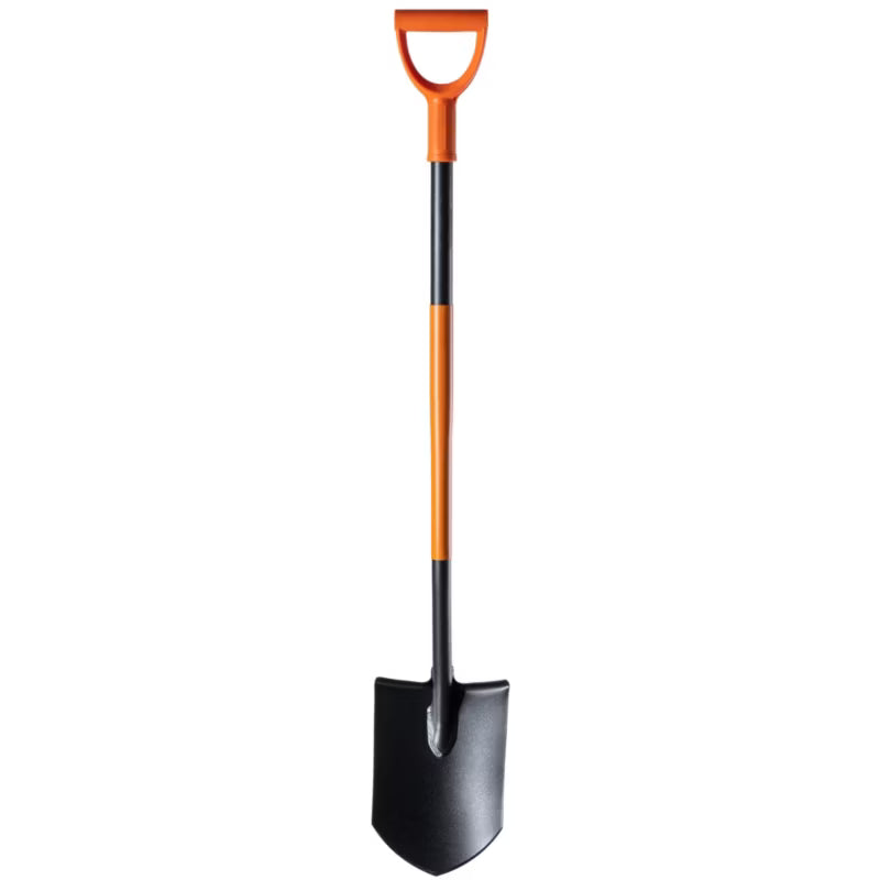 Havespade Spids 125 cm Stål Sort
