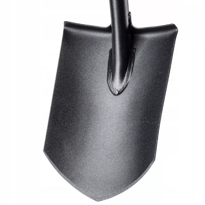 Havespade Spids 125 cm Stål Sort