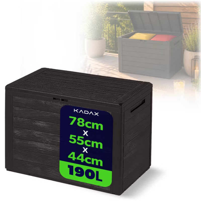 Havespand 190 Liter Brun
