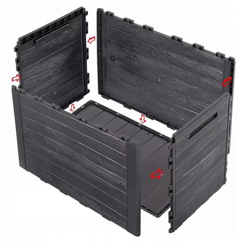 Havespand 190 Liter Brun