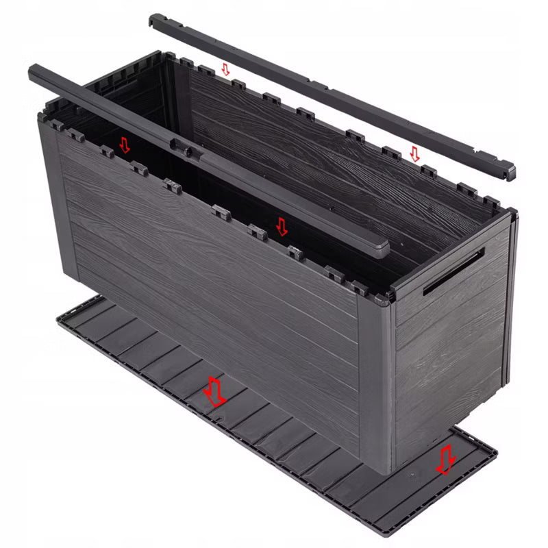 Havespand 280 Liter Brun