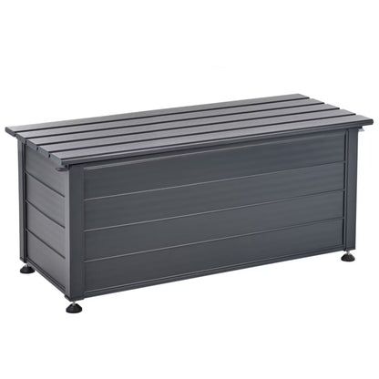 Havespand Campalto 113x50 cm Mørkegrå Metal