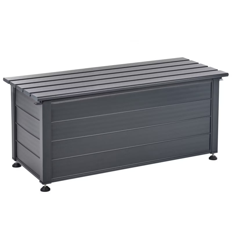 Havespand Campalto 113x50 cm Mørkegrå Metal