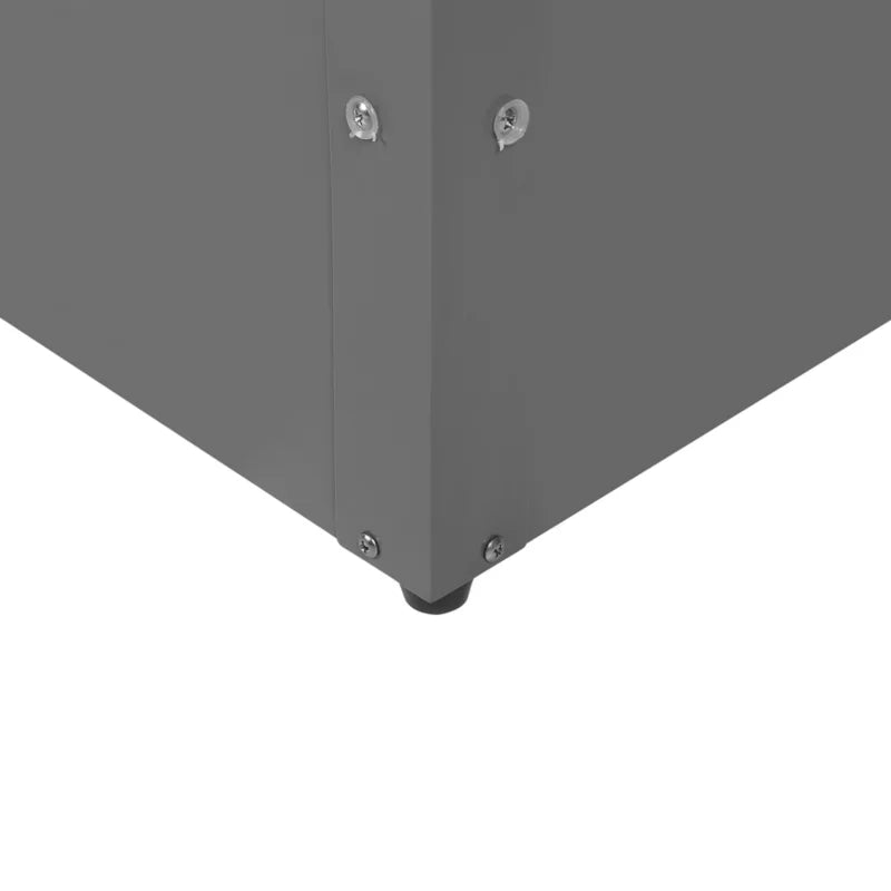 Havespand Cebrosa 165x70 cm Grå Stål