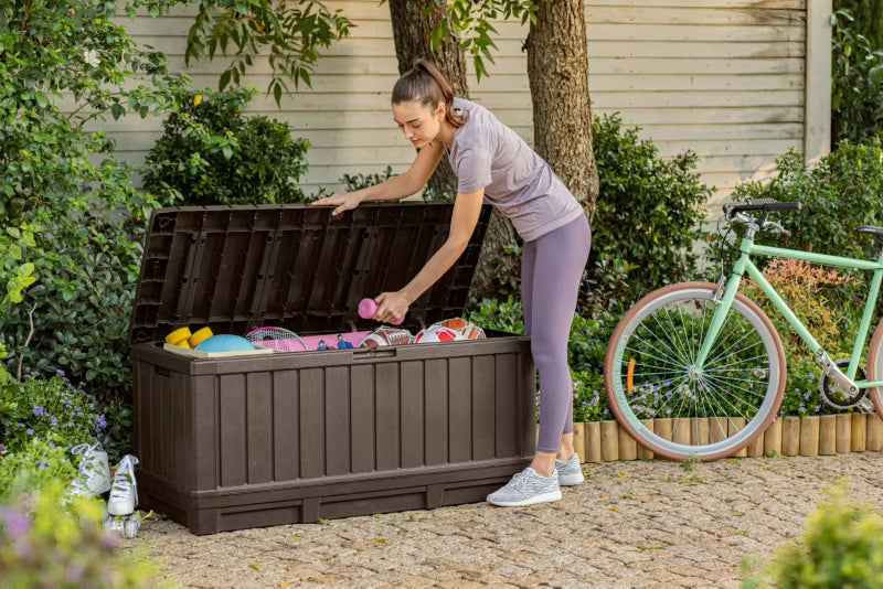 Havespand Kentwood 350L 128x54x59 cm Brun