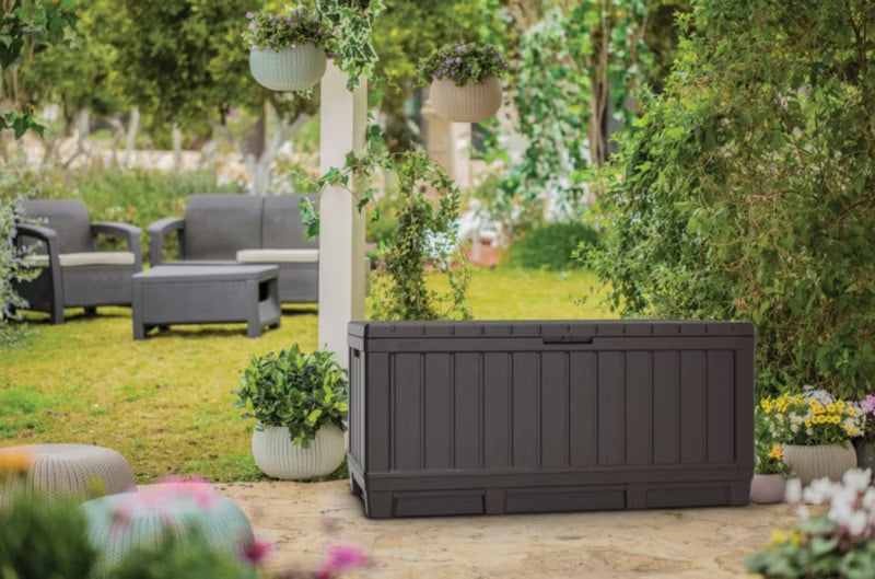 Havespand Kentwood 350L 128x54x59 cm Brun