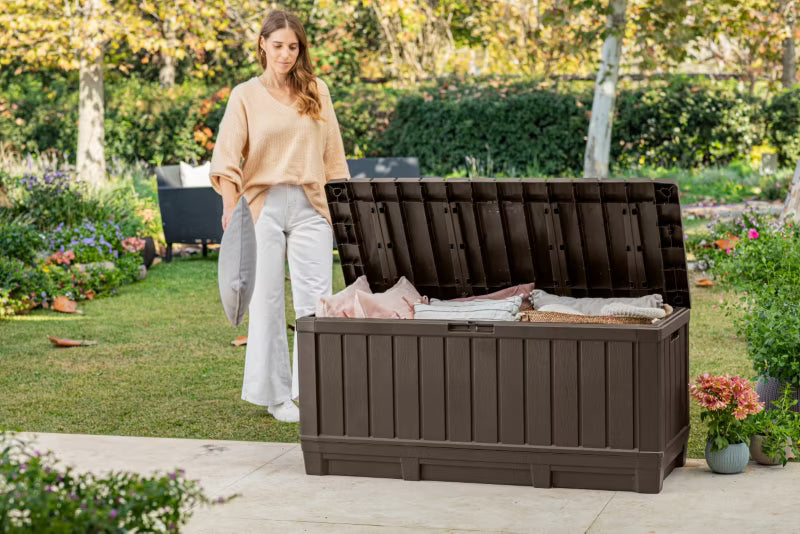 Havespand Kentwood 350L 128x54x59 cm Brun