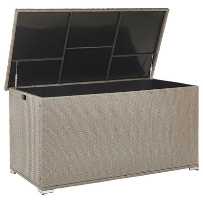 Havespand Modena 155x75 cm Gråbeige Poly疏rattan