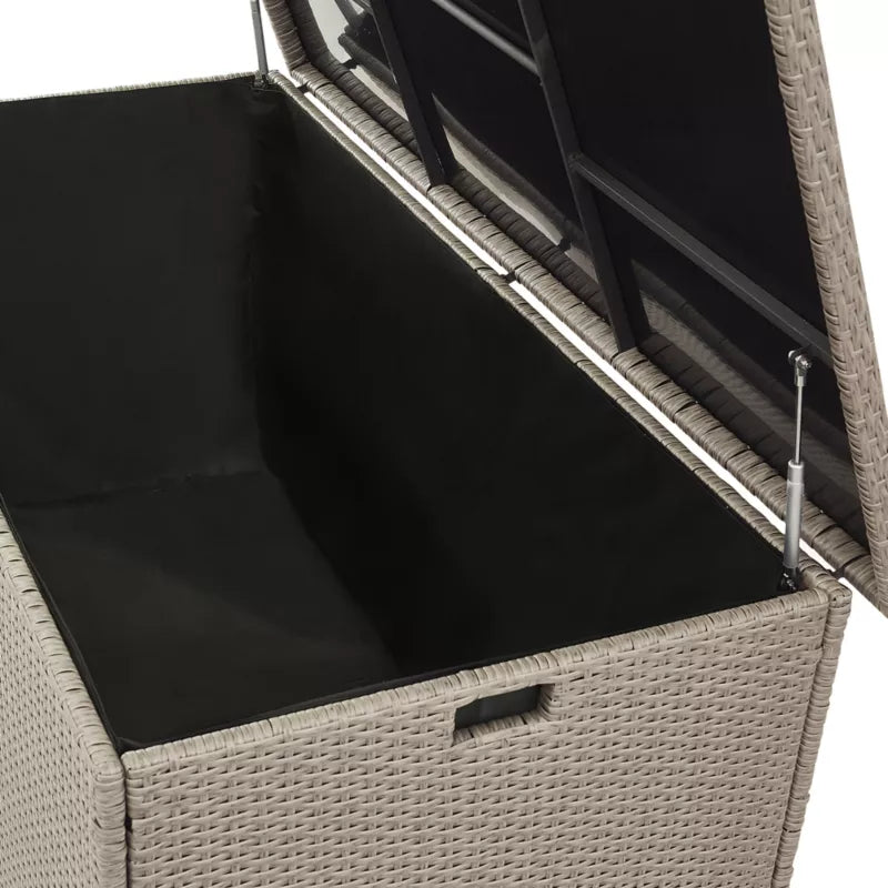 Havespand Modena 155x75 cm Gråbeige Poly疏rattan
