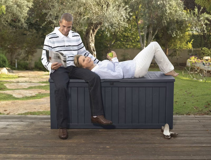 Havespand Rockwood 570 Liter 155x72,4x64,4 cm Grafit