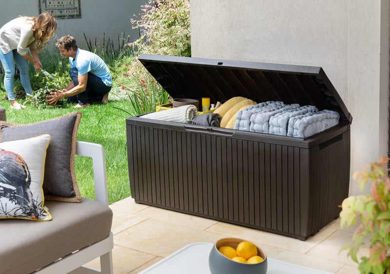 Havespand Springwood 123x53,5x57 cm Brun 305 L