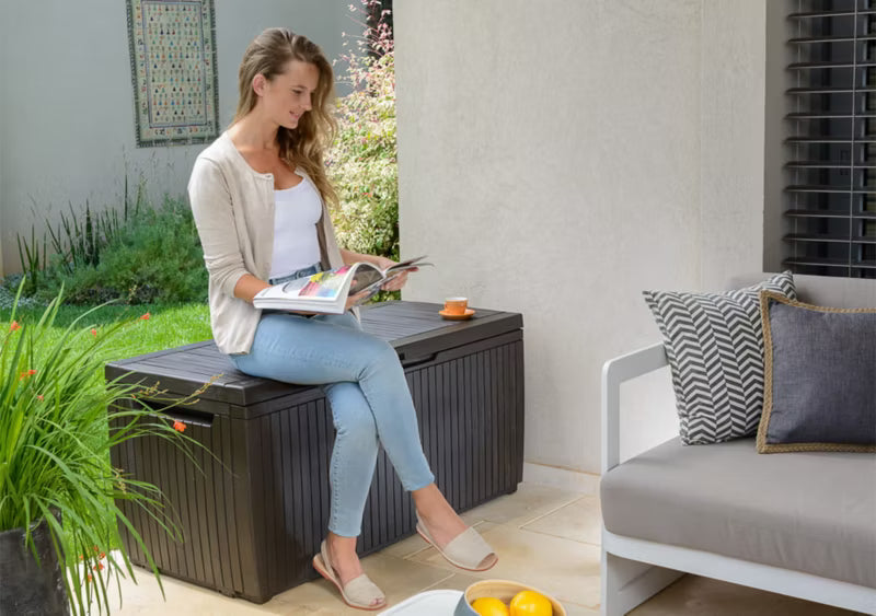 Havespand Springwood 123x53,5x57 cm Brun 305 L