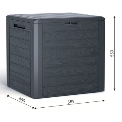 Havespand Woodebox 140 Liter Antracit
