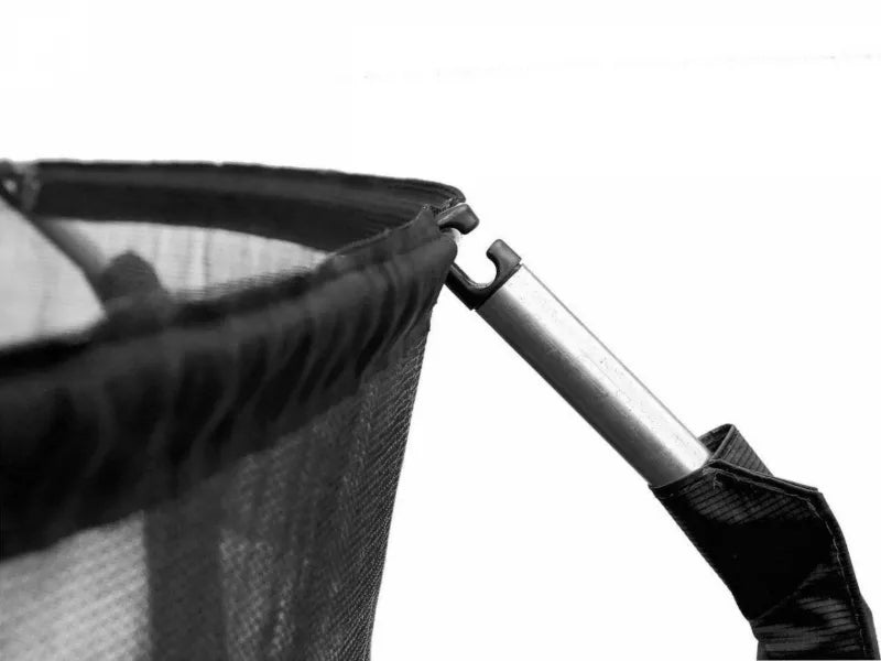 Havesprangetrampolin 435 cm Gul med Indvendigt Sikkerhedsnet