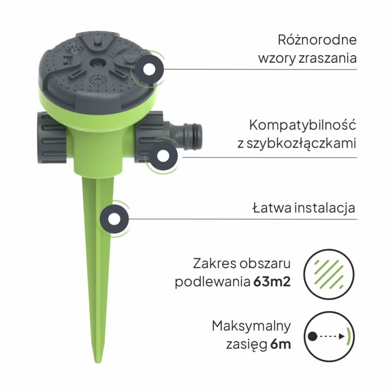 Havesprinkler TS1070 Spydmonteret