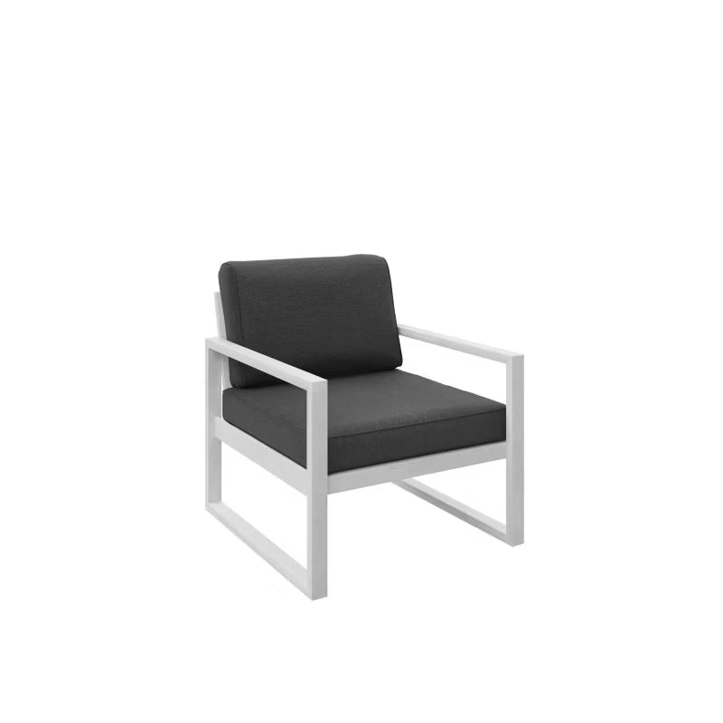 Havestol Alicante 76x80x86 cm Grafit Hvid