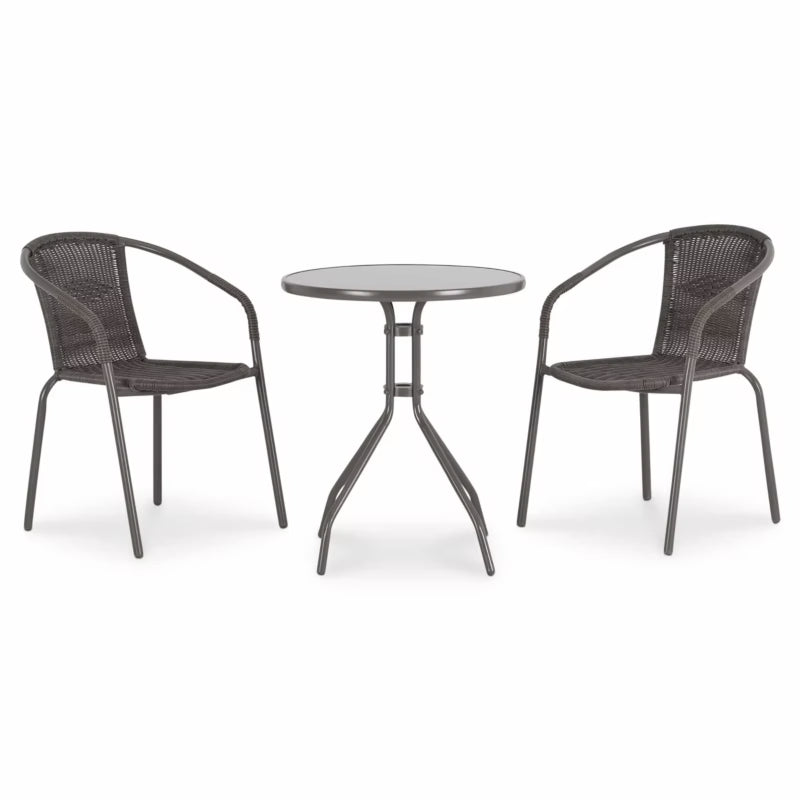 Havebænk Bari 50x58 cm Gråbrun
