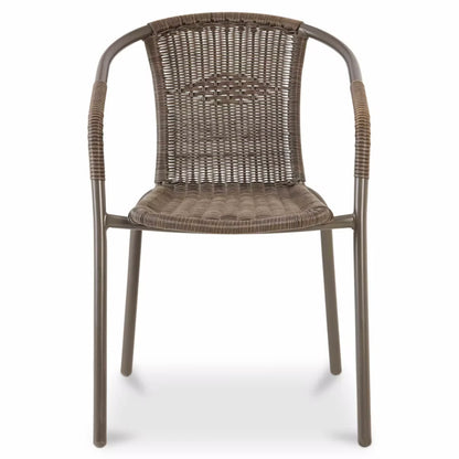 Havebænk Bari 50x58 cm Gråbrun