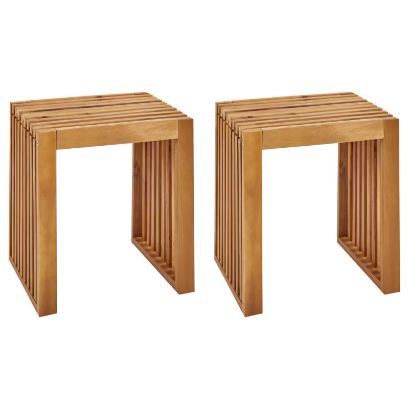 Havestol Bellano Akacietræ 45x35 cm Brun 2-Pak
