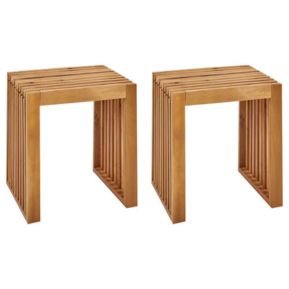 Havestol Bellano Akacietræ 45x35 cm Brun 2-Pak