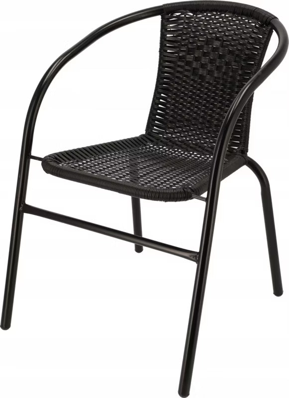 Havestol Bistro 52x61 cm Sort Technorattan