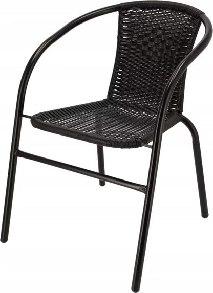 Havestol Bistro 52x61 cm Sort Technorattan