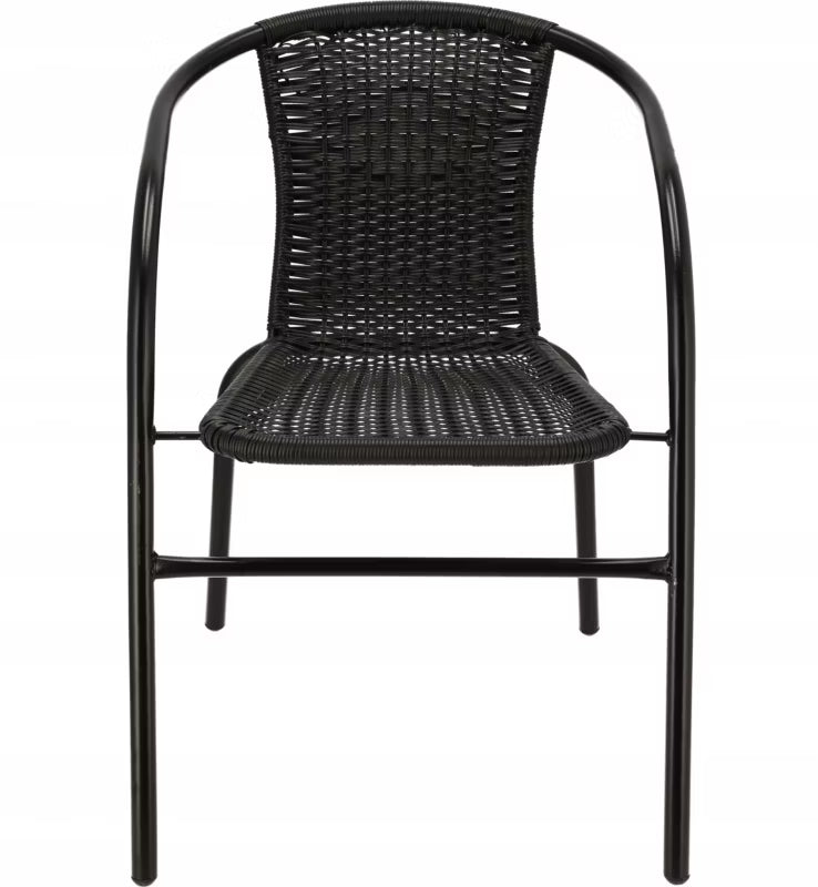 Havestol Bistro 52x61 cm Sort Technorattan