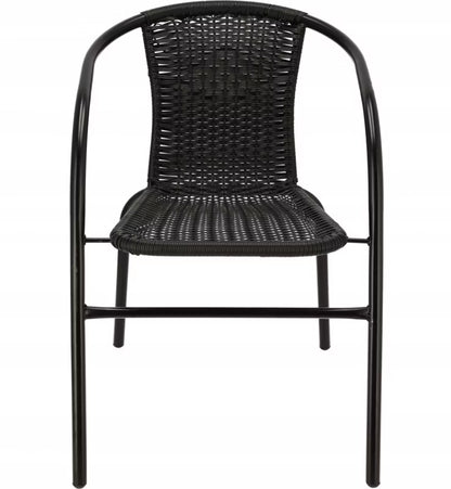 Havestol Bistro 52x61 cm Sort Technorattan