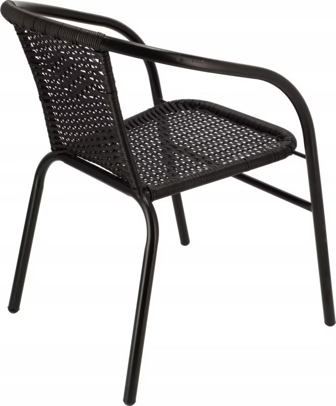 Havestol Bistro 52x61 cm Sort Technorattan