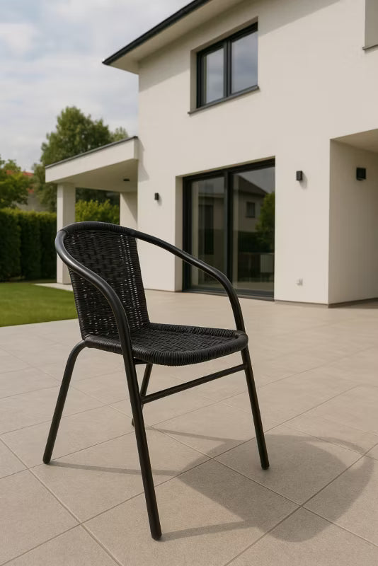 Havestol Bistro 52x61 cm Sort Technorattan