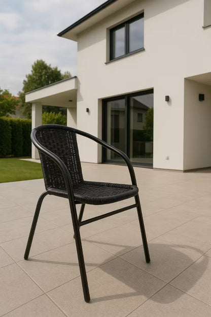 Havestol Bistro 52x61 cm Sort Technorattan