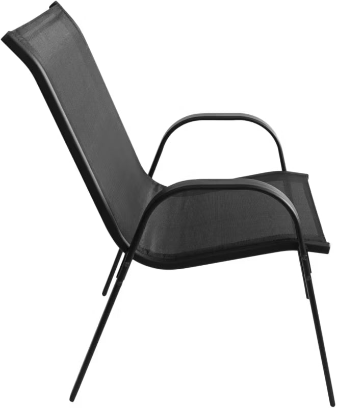Havestol Metal 56x43x91 cm Sort 4 Stk