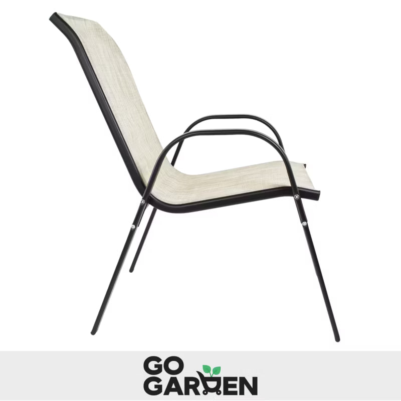 Havesæson Havestol Metal Beige 4 Stk.