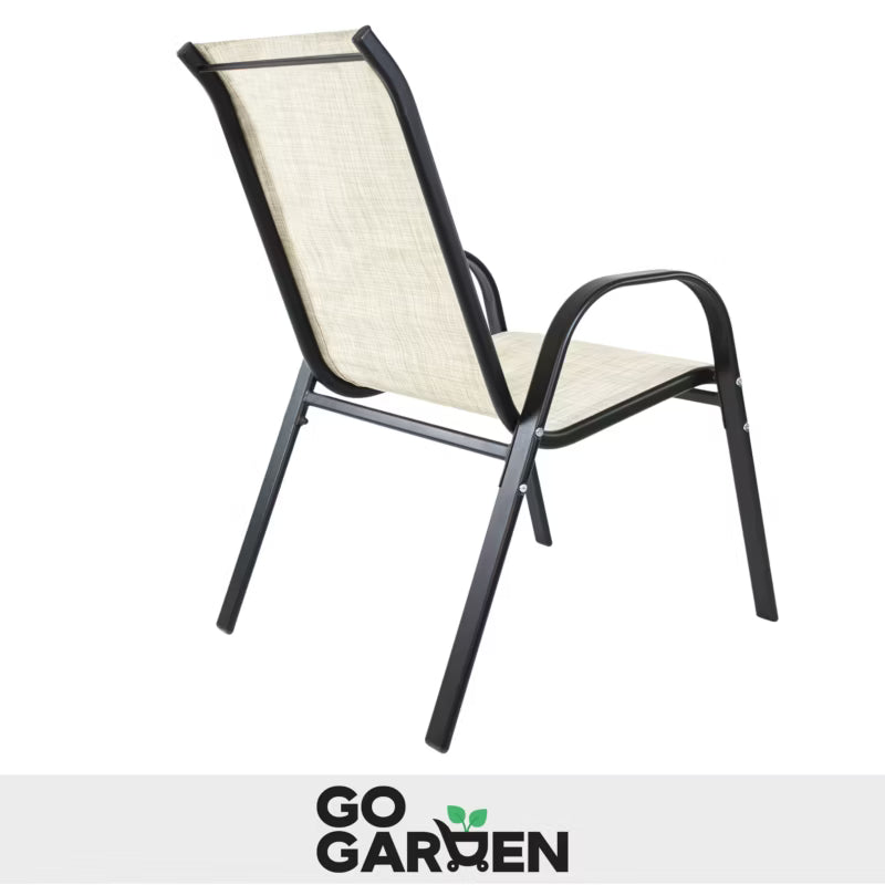 Havesæson Havestol Metal Beige 4 Stk.