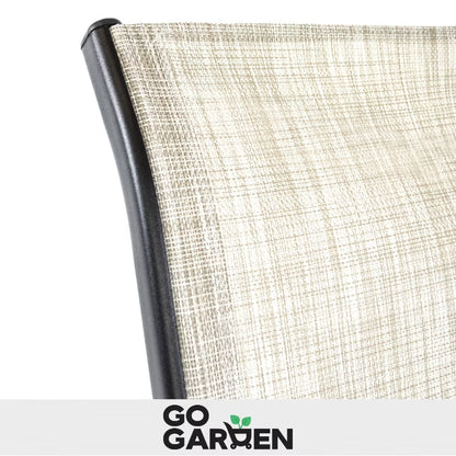 Havesæson Havestol Metal Beige 4 Stk.