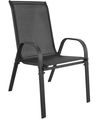 Havebuestol 56x91 cm Mørkegrå 4 Stk.