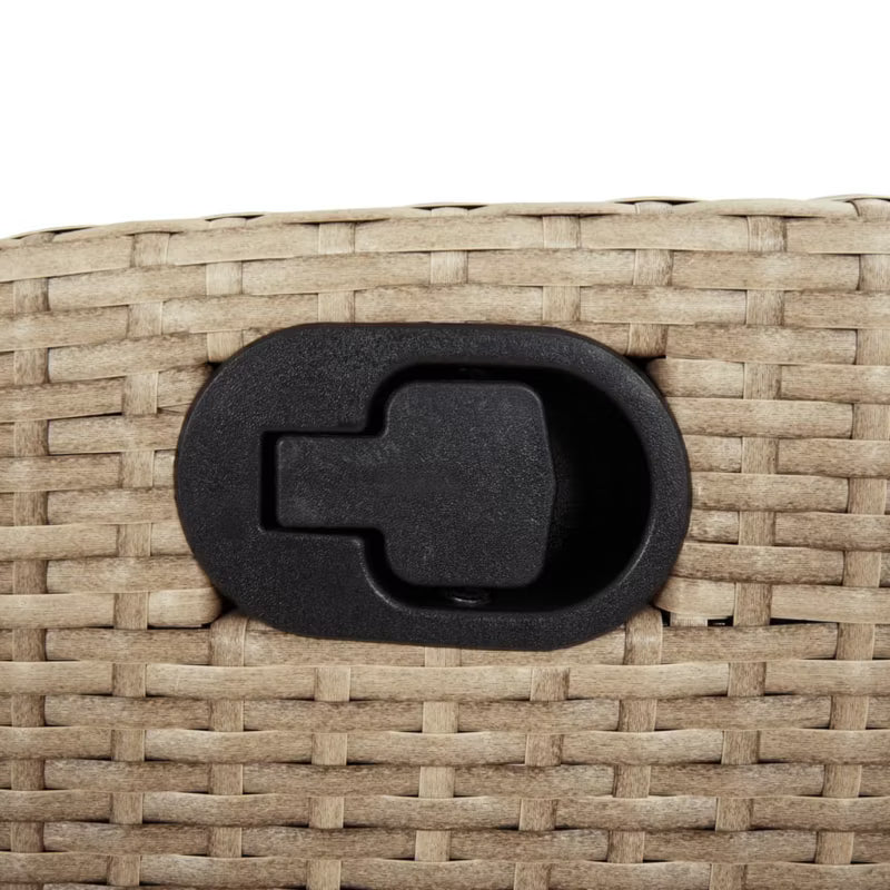 Havestol Polyrattan 57x61 cm Beige med Hynder WM-365188