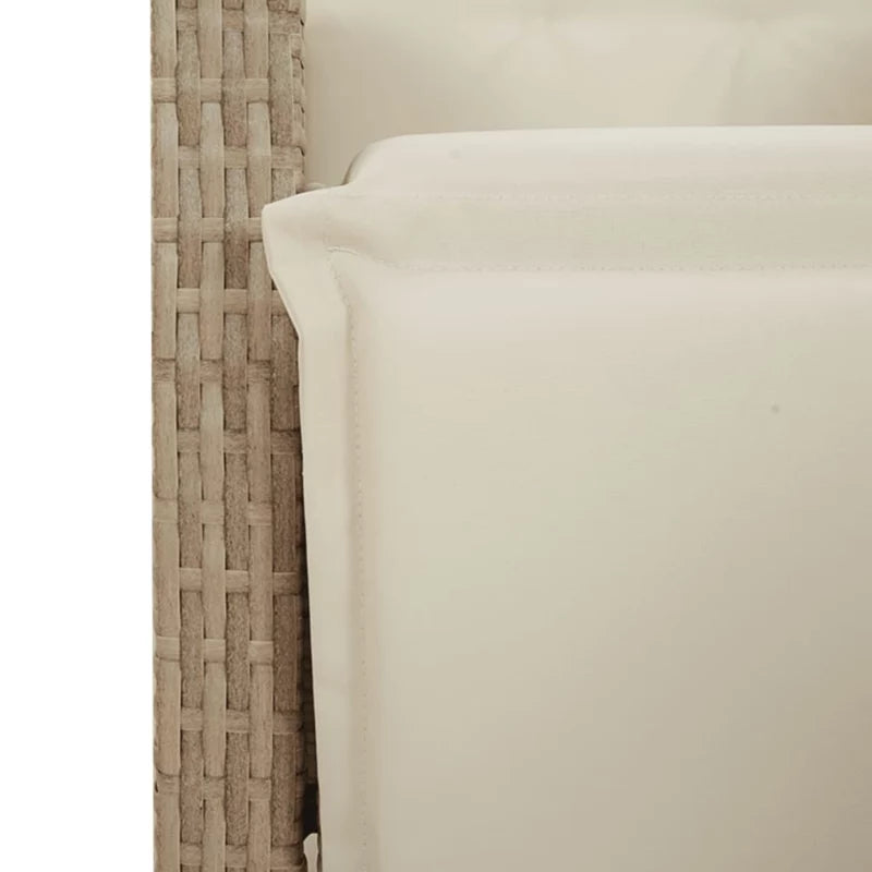 Havestol Polyrattan 57x61 cm Beige med Hynder WM-365188