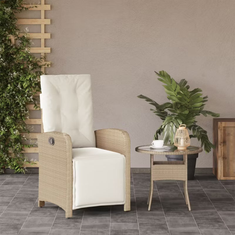Havestol Polyrattan 57x61 cm Beige med Hynder WM-365188