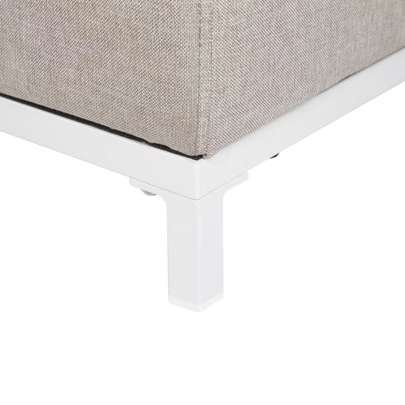 Havebordsstol Rovigo 105x84 cm Beige 2 Stk.