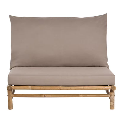 Havestol Todi 97x85 cm Bambus Gråbeige 2 Stk. 4255664833068