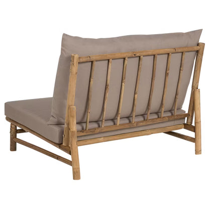 Havestol Todi 97x85 cm Bambus Gråbeige 2 Stk. 4255664833068