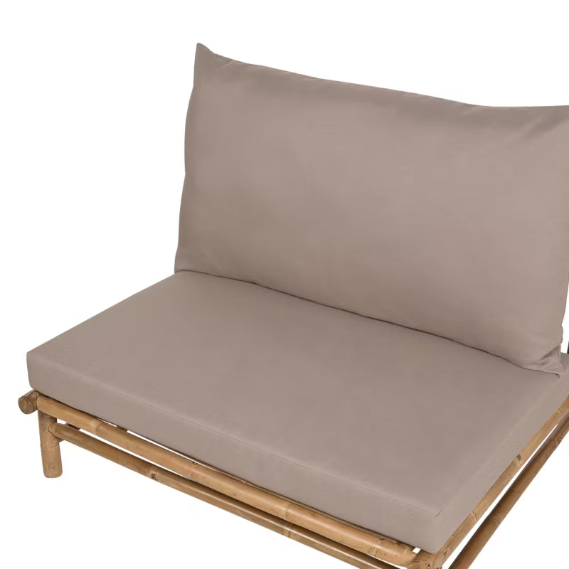 Havestol Todi 97x85 cm Bambus Gråbeige 2 Stk. 4255664833068